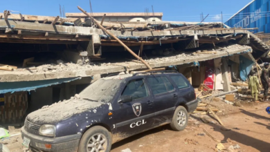 Many Trapped As 2-storey Building Collapses In Kano