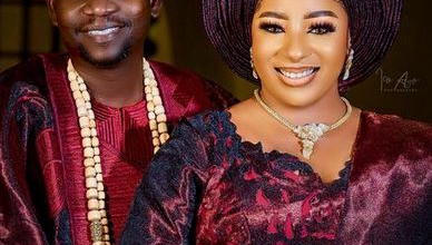Mide Martins And Husband Afeez, Celebrate 18th Wedding Anniversary