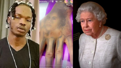 Naira Marley Mourns Queen Elizabeth With Tattoo Of Her Face