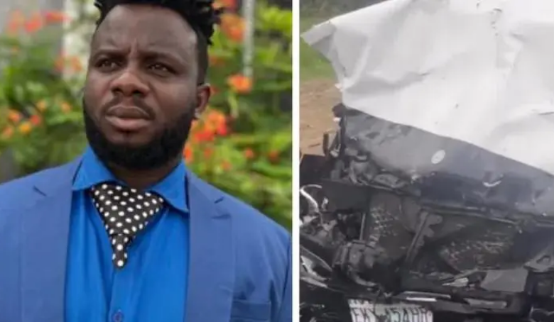 Popular Nigerian Skitmaker Sabinus Involved In Ghastly Car Accident