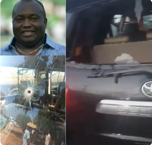 Video Shows How Unknown Gunmen Attacked Senator Ifeanyi Ubah’s Convoy, Kill Aides In Anambra