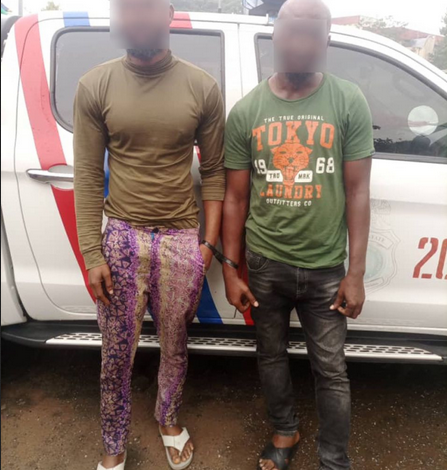 Two men arrested for allegedly raping lady in Lagos state