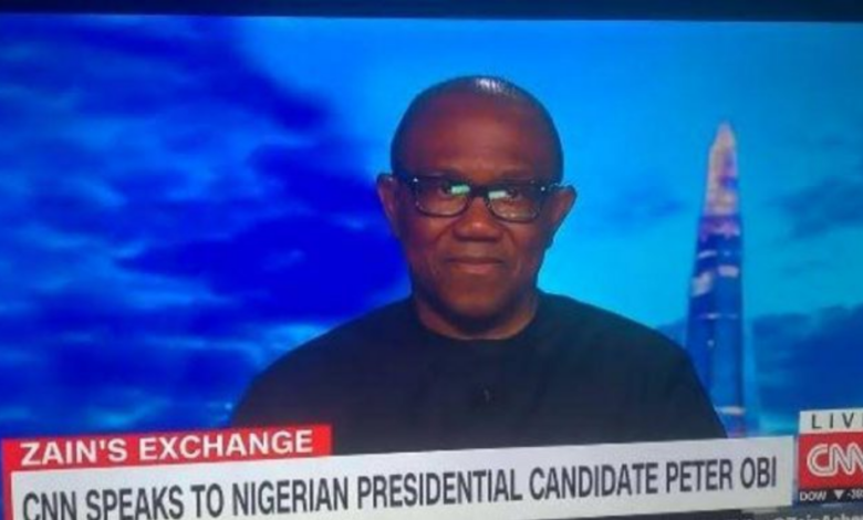 FULL SPEECH of Peter Obi’s interview with CNN (video)