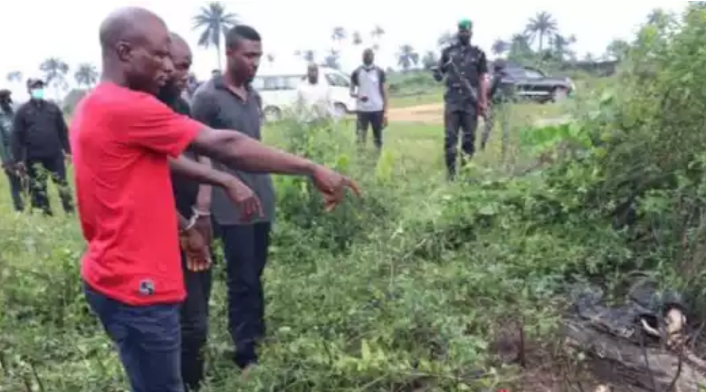 Two Men Caught While Bringing Human Skull Out Of A Bush, SEE HOW