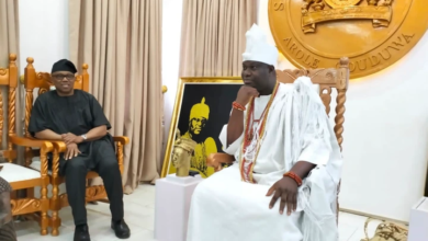 Please Don't Vote For Me Because I'm Igbo, Peter Obi Tells Nigerians As He Visits Ooni Of Ife, Declares Himself Competent