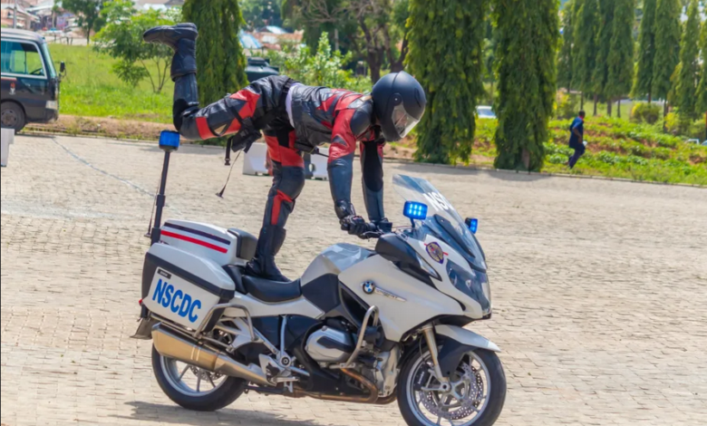 NSCDC first outrider killed while performing motorbike stunt in Abuja