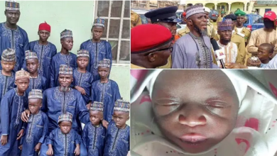 Nigerian lecturer marries 4th wife, holds naming ceremony of 19th child on the same day (Photos)