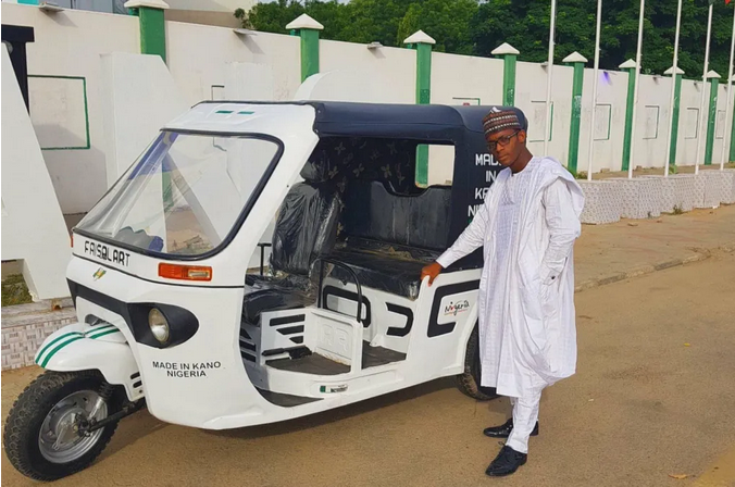 “Made in Kano, Nigeria” - Kano Man builds own Keke from scratch [PHOTOS]