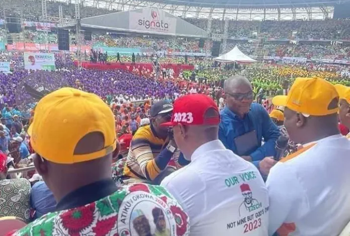 Wike And Gang Absent As PDP Presidential Campaign Flag Off In Uyo