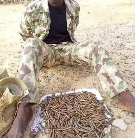 Soldier Arrested For Stealing Ammunitions And Selling Them To Boko Haram Terrorists (VIDEO)