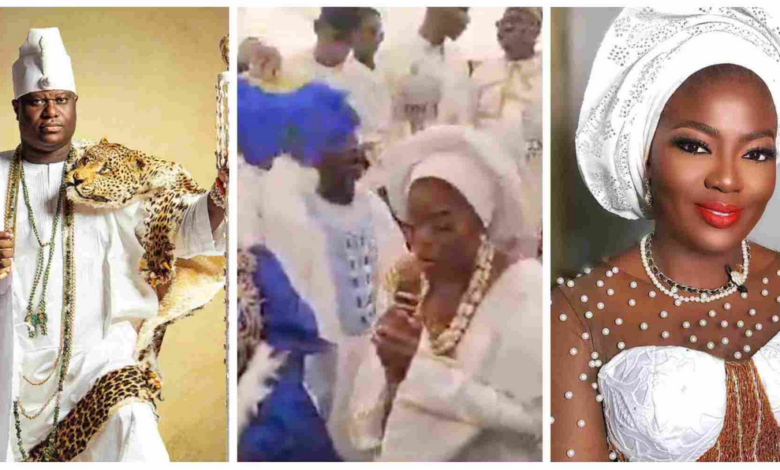 Ooni Of Ife Officially Marries Fourth Wife, Ashley Adegoke (Photos)