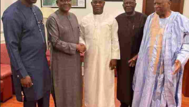 Yahaya Bello and Dangote reconcile, settle rift over Obajana Cement [PHOTOS]