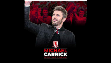Middlesbrough Announce Michael Carrick As New Head Coach