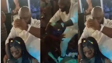 Reactions as video of Senator Bukola Saraki’s son, Seni spraying dollars on ladies at str!p club surfaces
