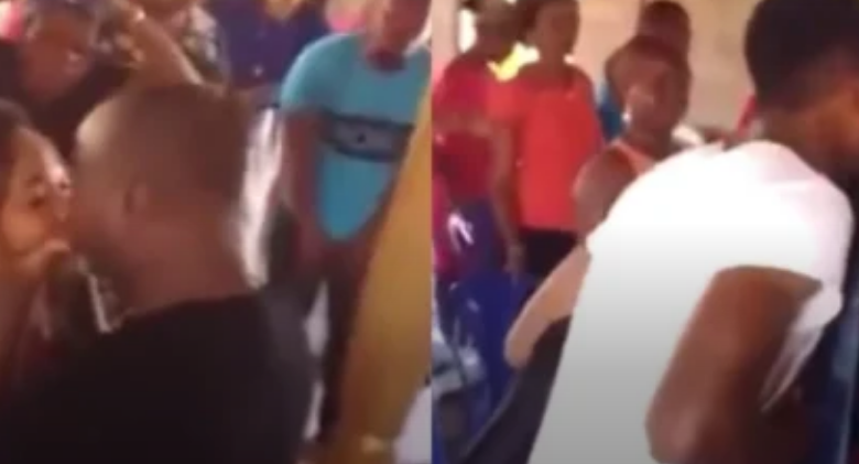 Watch As Pastor K!!sses A Young Woman In Front Of Her Husband & Congregation