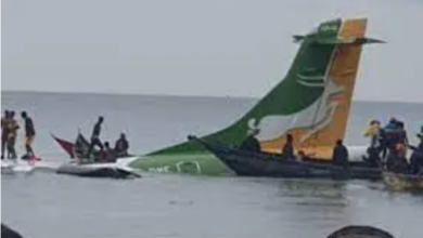Precision Air Plane Crashes Into Lake Victoria In Tanzania